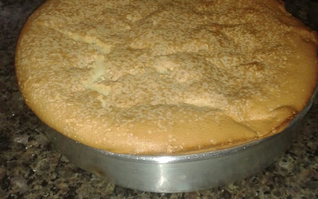 Pão-de-ló com povilho doce