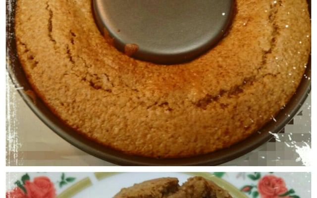 Bolo de aveia econômico de preguiçoso