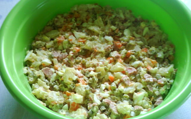 Salada fria (maionese)