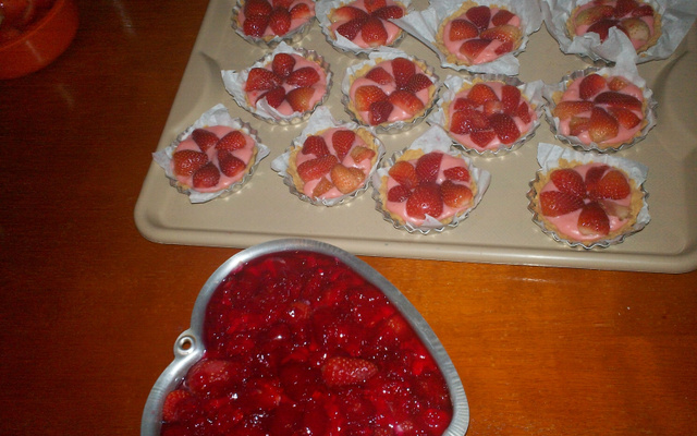 Torta light de morango