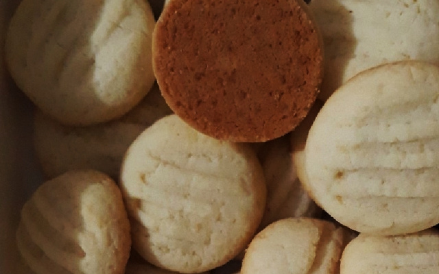 Bolacha de maizena e coco