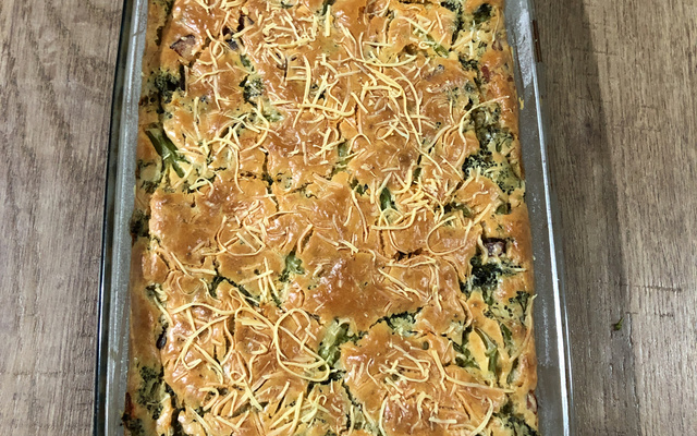 Torta de brócolis