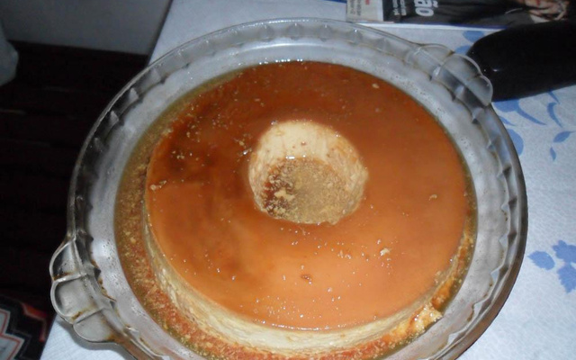 Pudim de leite em pó simples