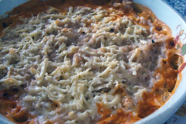 Arroz de forno de frios