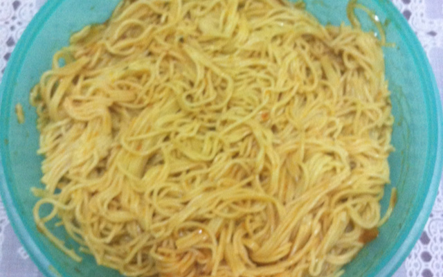 Macarrão de microondas - o verdadeiro