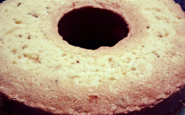 Bolo de fubá com erva-doce