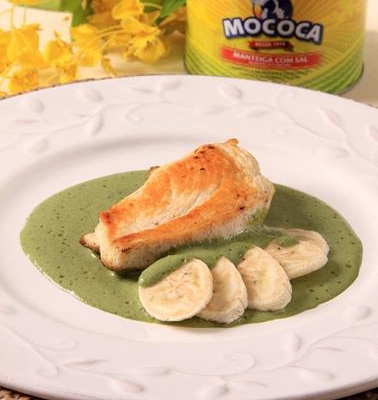 Filé de Frango Recheado com Banana