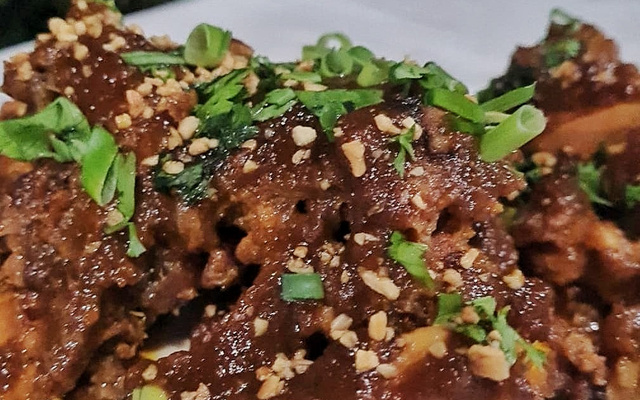 Frango à passarinho / Drumete / Coxa e sobrecoxa agridoce perfeito da Duda