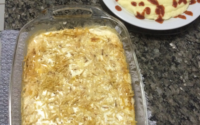 Fricassê de carne moída