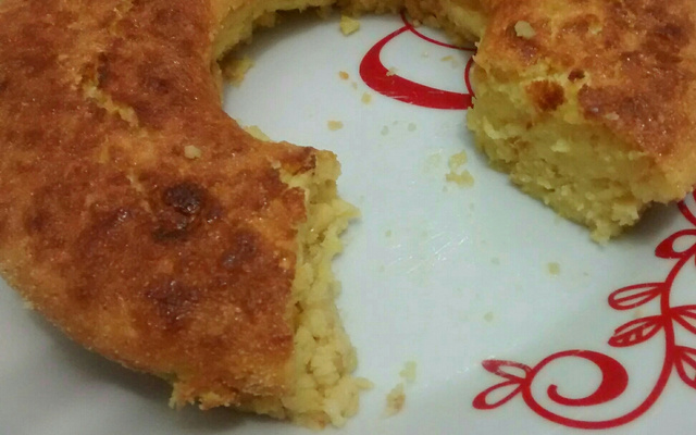 Bolo de milho sem farinha e sem fermento