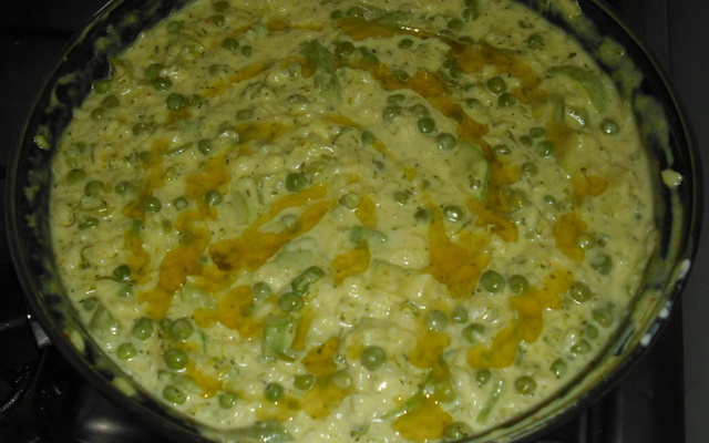Risoto Verde e Amarelo
