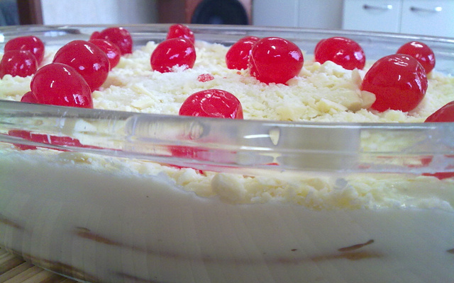 Pavê de chocolate branco