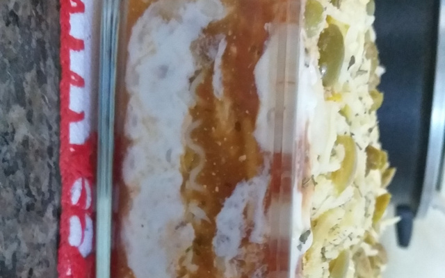 Lasanha de frango ao molho branco