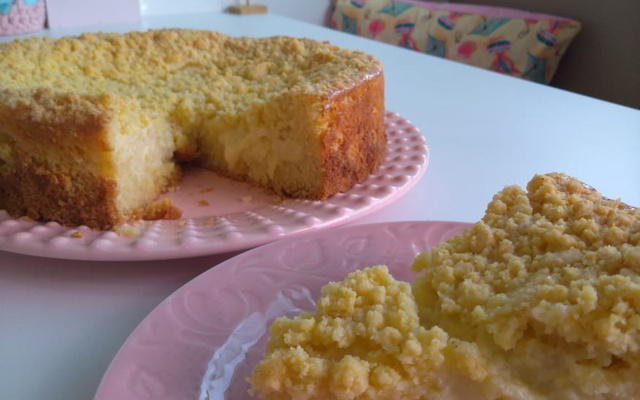 Bolo de farofa de cuca