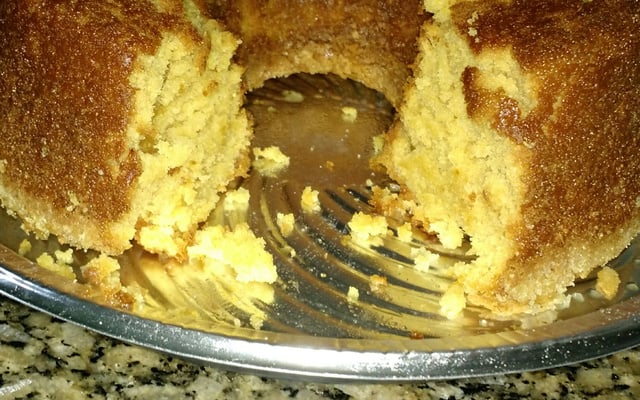 Bolo de milho sem ovos