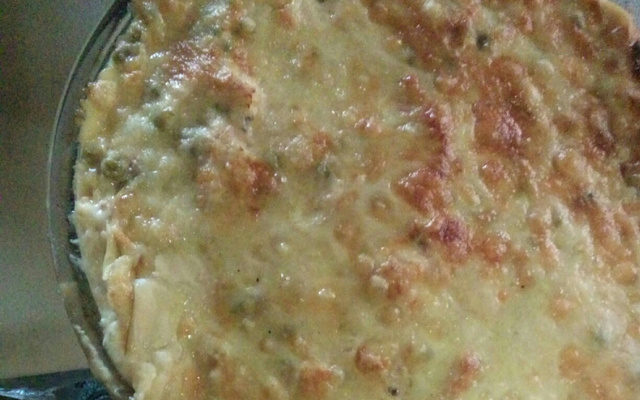 Macarronada cremosa de frango