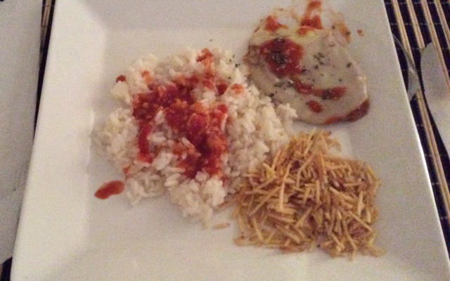 Bife de alcatra à pizzaiola