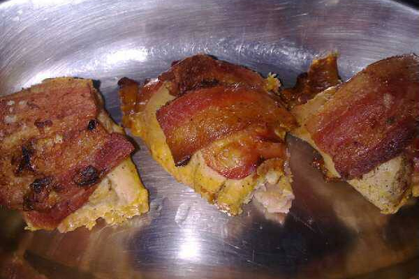 Filé de frango enroladinho