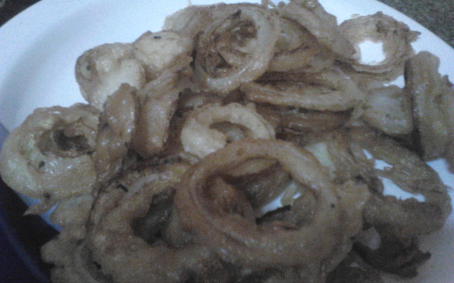 Anéis de cebola fácil