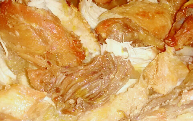 Frango frito com limão