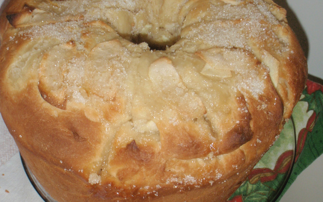 Rosca de maçã da Tuca