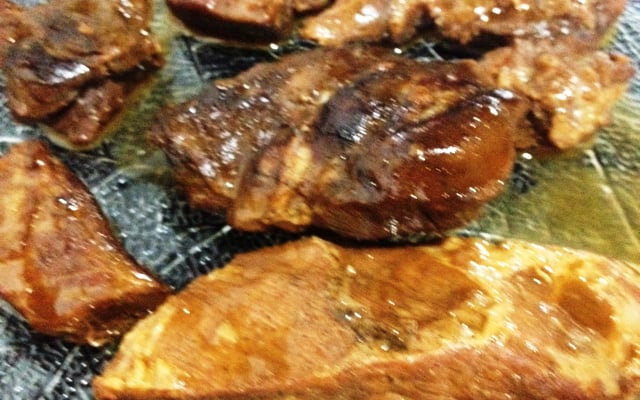 Assado de panela de pressão