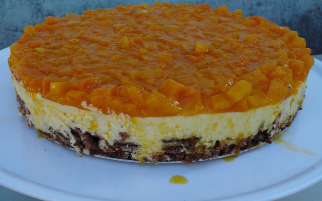 Torta de Manga com Maracujá