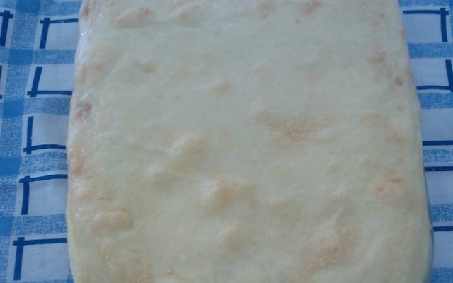 Carne seca gratinada