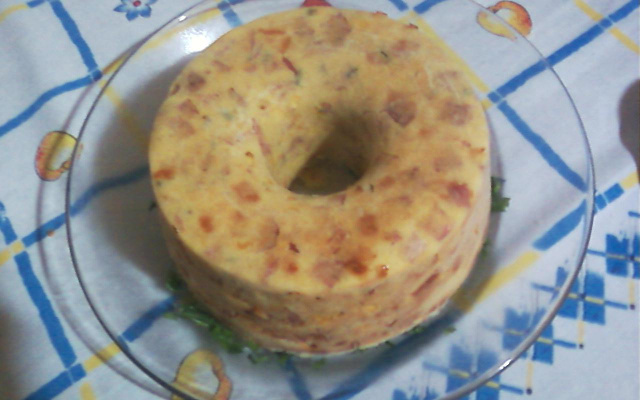Bolo salgado caipira