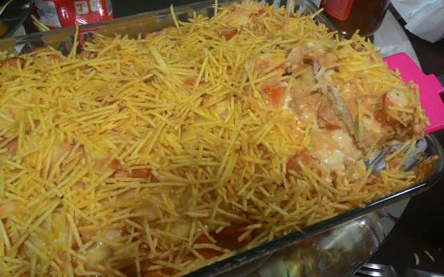 Cachorro quente de forno