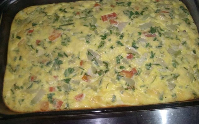 Torta de chuchu sem farinha