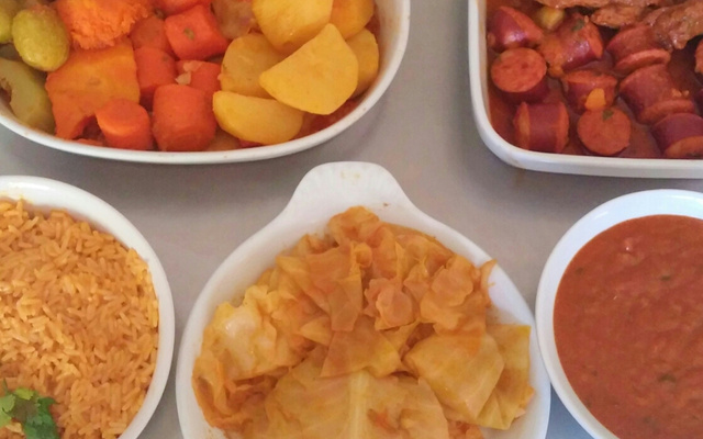 Cozido pernambucano de carne e pirão