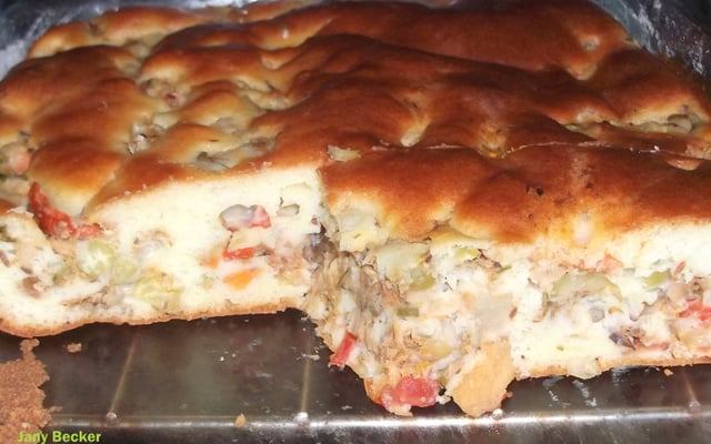 Torta deliciosa de sardinha