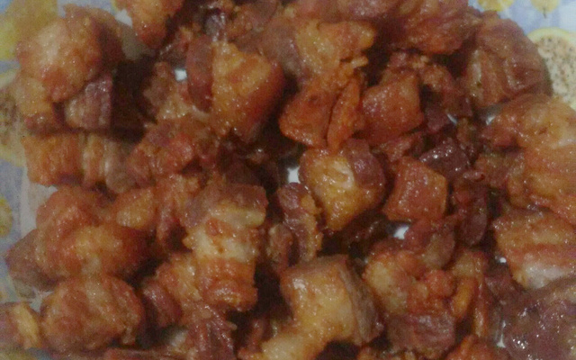 Torresmo de panela de pressão