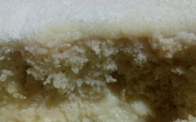 Bolo branco de liquidificador