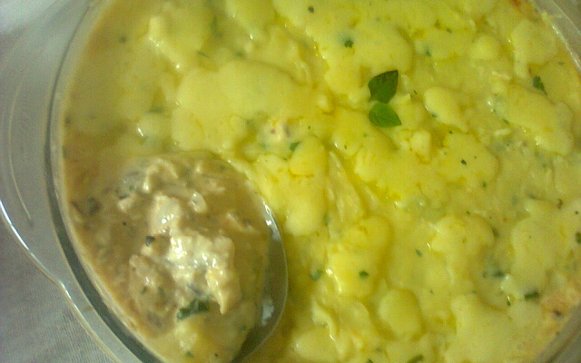 Escondidinho de cação