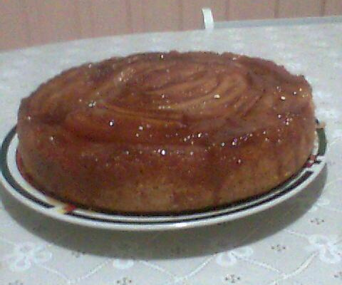 Bolo caramelo de bananas