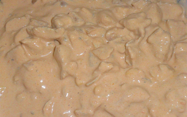 Estrogonofe de frango da Amanda