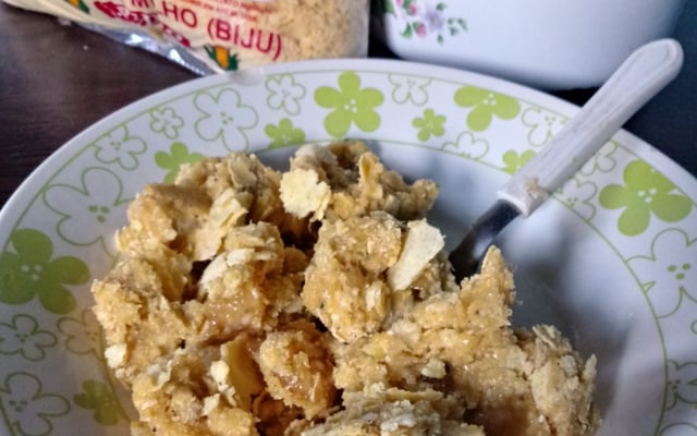 Farofa doce de banana