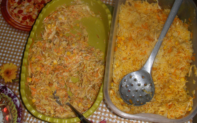 Arroz colorido rápido