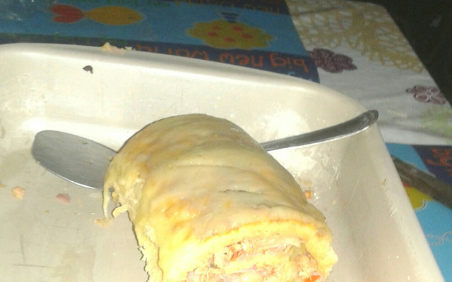 Rocambole salgado sem farinha