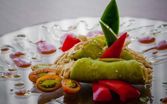 Panqueca verde nutritiva