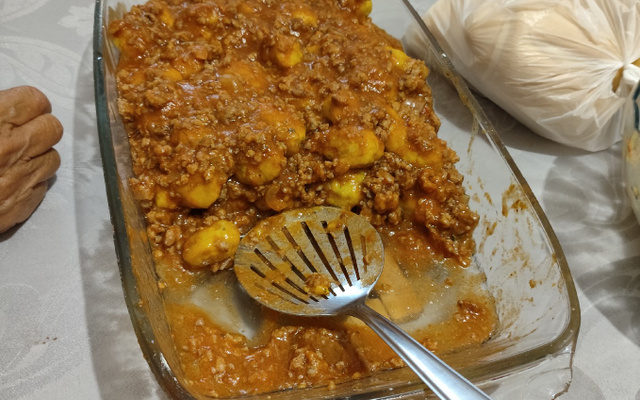 Nhoque de moranga da Fátima