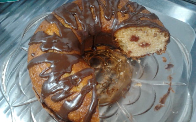 Bolo de goiabada no liquidificador