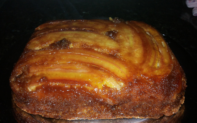 Torta de banana espumante