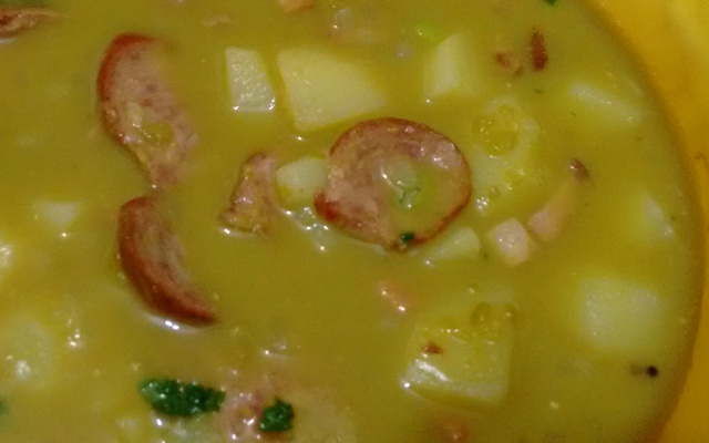 Sopa creme de ervilha