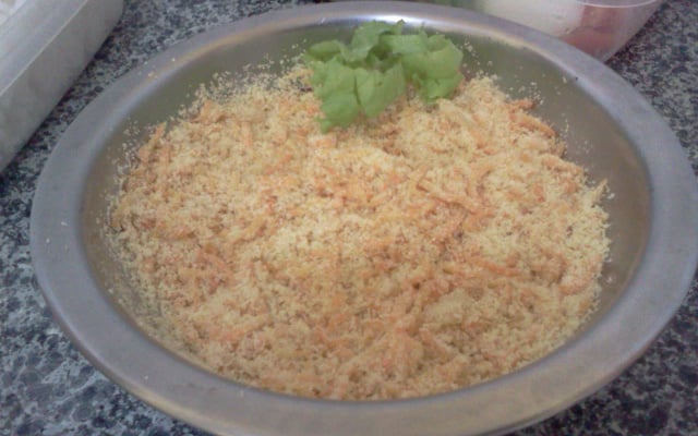 Farofa rápida de Cenoura