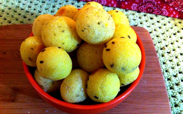 Pão de queijo vegano