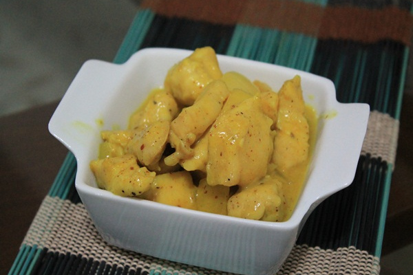 Frango ao molho de laranja e mostarda