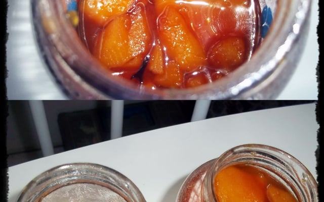 Batata doce em calda